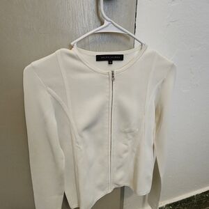 Ralph Lauren White Zip-Up Jacket